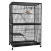 i.Pet Rabbit Cage Bird Ferret Parrot Aviary Cat Hamster 4 Level 142cm Deals499