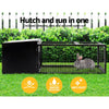 i.Pet Rabbit Cage Hutch Cages Indoor Outdoor Hamster Enclosure Pet Metal Carrier 122CM Length Deals499