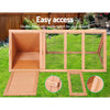 i.Pet Rabbit Hutch Wooden Chicken Coop Pet Hutch 119cm x 51cm x 44cm Deals499