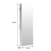Levede Wall Mounted or Hang Over Mirror Jewellery Cabinet with LED Light White Deals499