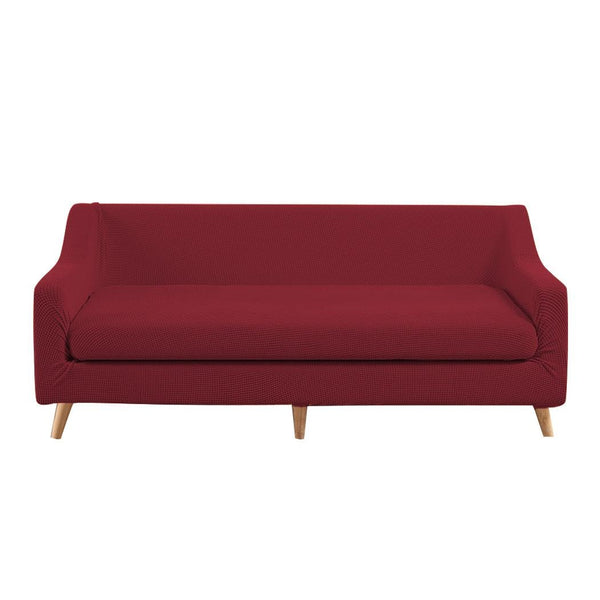 DreamZ Couch Sofa Seat Covers Stretch Protectors Slipcovers 4 Seater Wine Deals499