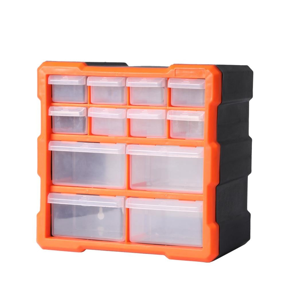 Tool Storage Cabinet Organiser Drawer Bins Toolbox Part Chest Divider 12 Drawers Deals499