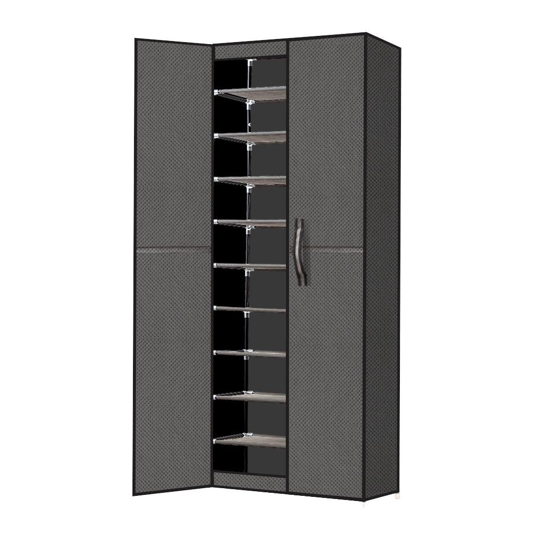 Levede 10 Tiers Shoe Rack Stackable Storage Holder Cabinet Wardrobe Organiser Deals499