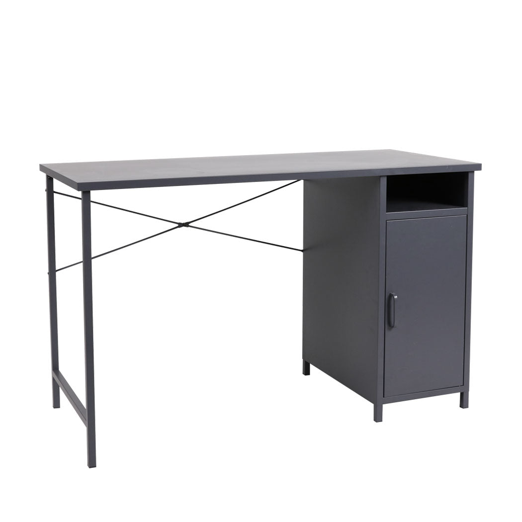 Office Computer Desks Metal Laptop Study Table Home Storage Workstation Shelf Deals499