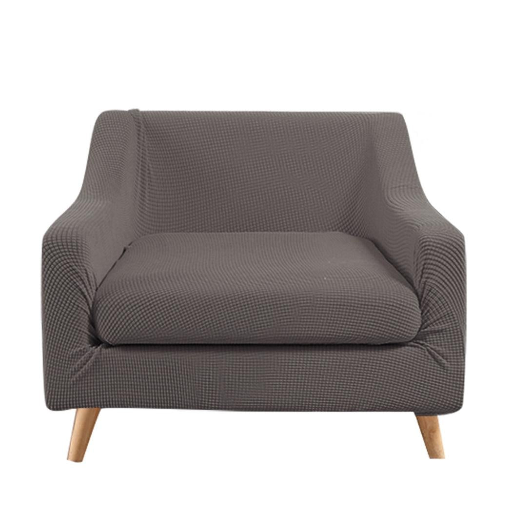 DreamZ Couch Sofa Seat Covers Stretch Protectors Slipcovers 1 Seater Chocolate Deals499