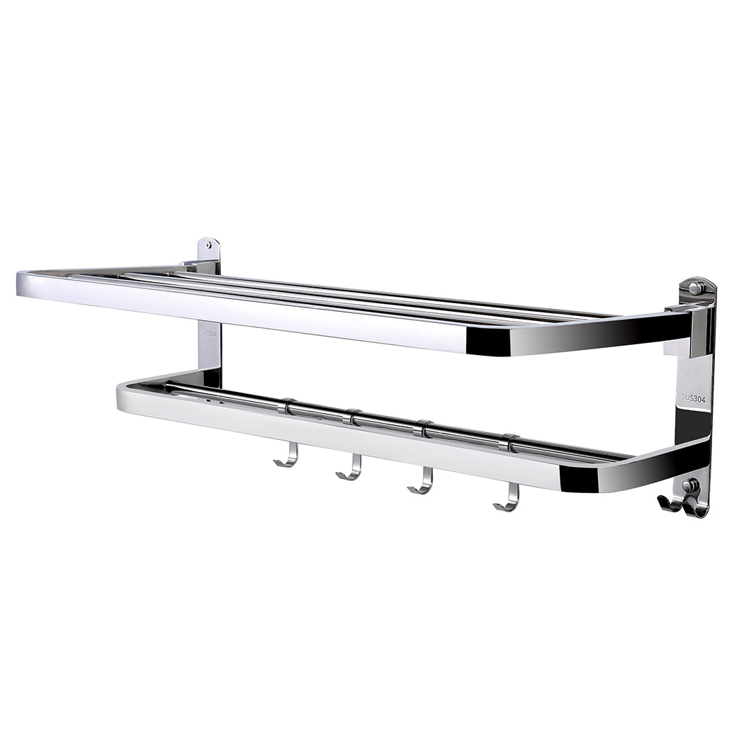 Towel Rail Rack Racks Ladder Shelf Bar Stainless Steel Wall Mounted Bathroom Deals499