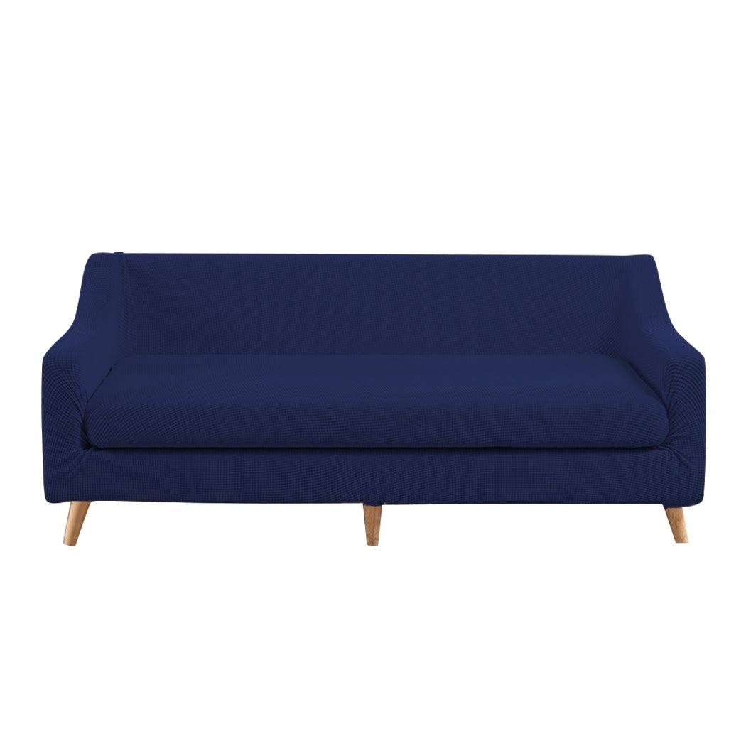 DreamZ Couch Sofa Seat Covers Stretch Protectors Slipcovers 4 Seater Navy Deals499