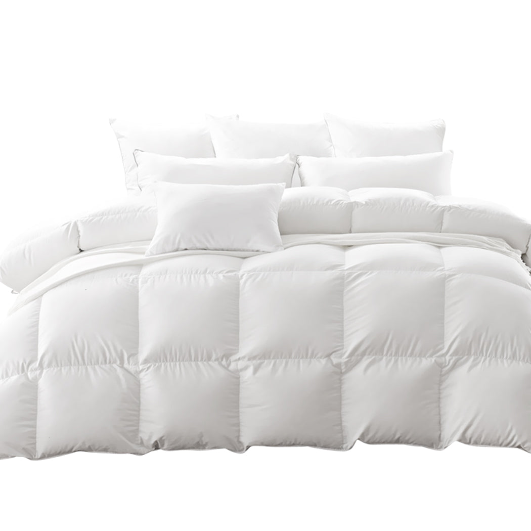 DreamZ 500GSM All Season Goose Down Feather Filling Duvet in Super King Size Deals499