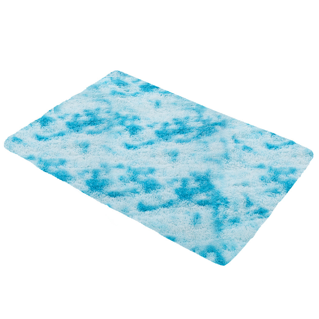 Floor Rug Shaggy Rugs Soft Large Carpet Area Tie-dyed Maldives 160x230cm Deals499