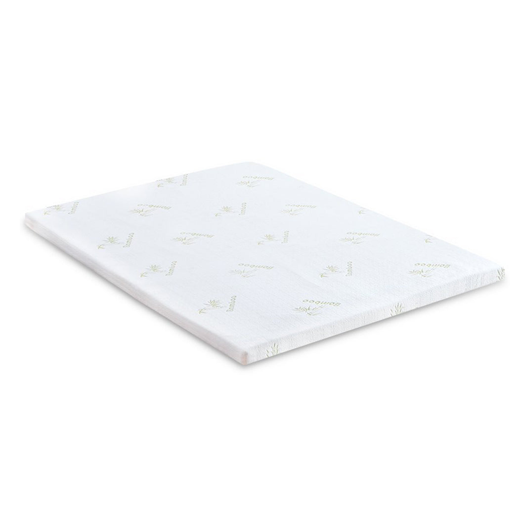 DreamZ 8cm Thickness Cool Gel Memory Foam Mattress Topper Bamboo Fabric Double Deals499