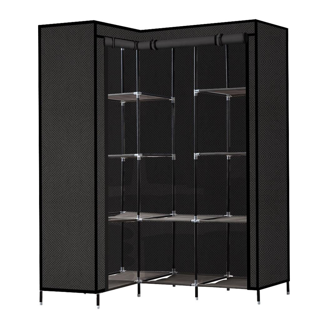 Levede Portable Clothes Closet Wardrobe Storage Cloth Organiser Unit Shelf Rack Deals499