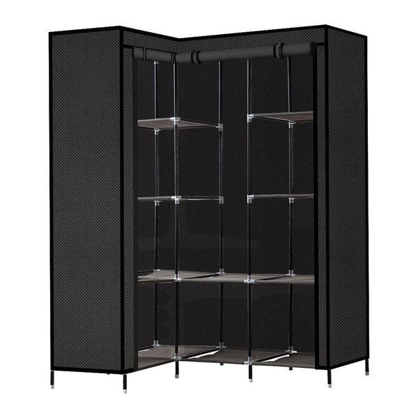 Levede Portable Clothes Closet Wardrobe Storage Cloth Organiser Unit Shelf Rack Deals499