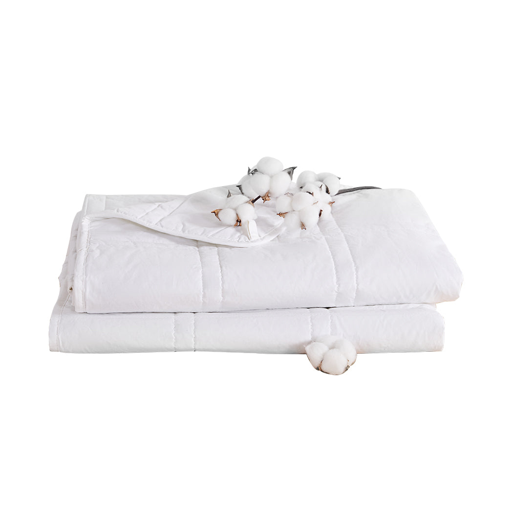 DreamZ Weighted Blanket Summer Cotton Heavy Gravity Kids Deep Relax Relief 2.3KG Deals499