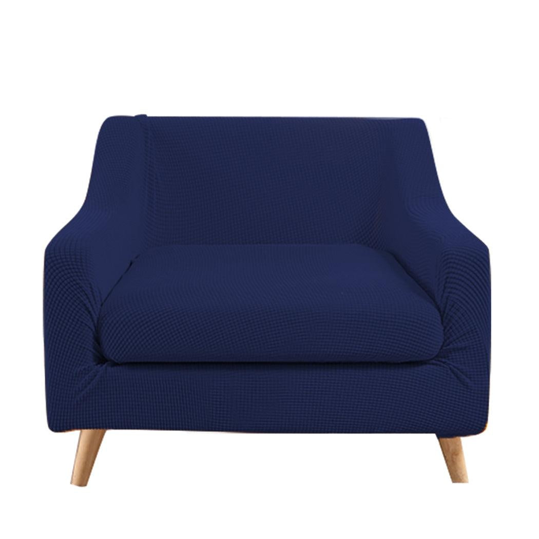 DreamZ Couch Sofa Seat Covers Stretch Protectors Slipcovers 1 Seater Navy Deals499
