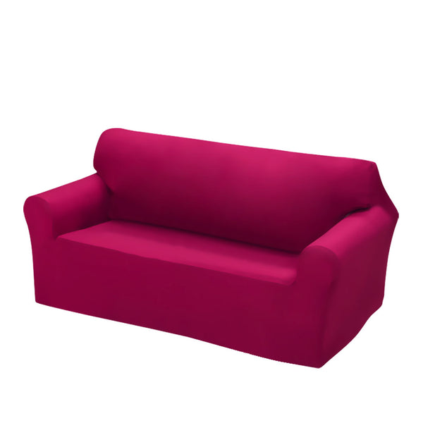 Easy Fit Stretch Couch Sofa Slipcovers Protectors Covers 2 Seater Burgundy Deals499