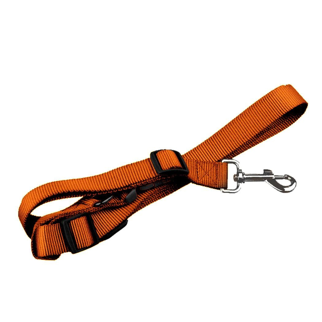 Adjustable Dog Hands Free Leash Waist Belt Buddy Jogging Walking Running Orange Deals499