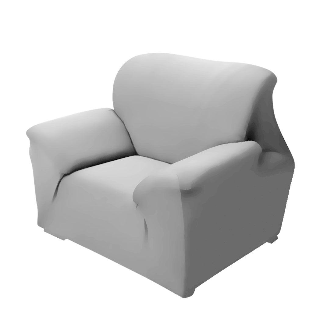 Easy Fit Stretch Couch Sofa Slipcovers Protectors Covers 1 Seater Grey Deals499