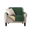Sofa Cover Couch Lounge Protector Quilted Slipcovers Waterproof Coffee and Khaki 165cm x 190cm Deals499