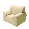 Easy Fit Stretch Couch Sofa Slipcovers Protectors Covers 1 Seater Cream Deals499