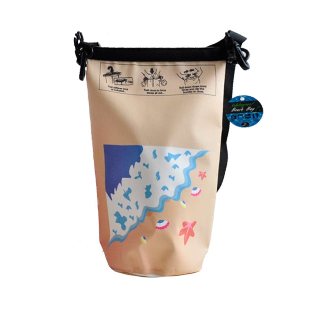 4L Dry Carry Bag Waterproof Beach Bag Storage Sack Pouch Boat Kayak Beige Deals499