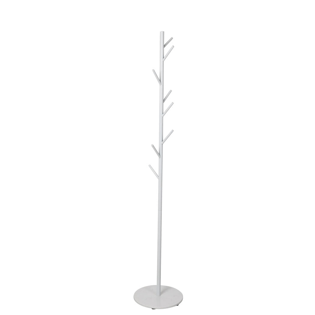 Clothes Stand Garment Coat Rack Metal Rail Portable Hanger Stand Organizer White Deals499