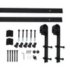 2M Antique Classic Style Single Sliding Barn Door Hardware Track Roller Kit Deals499