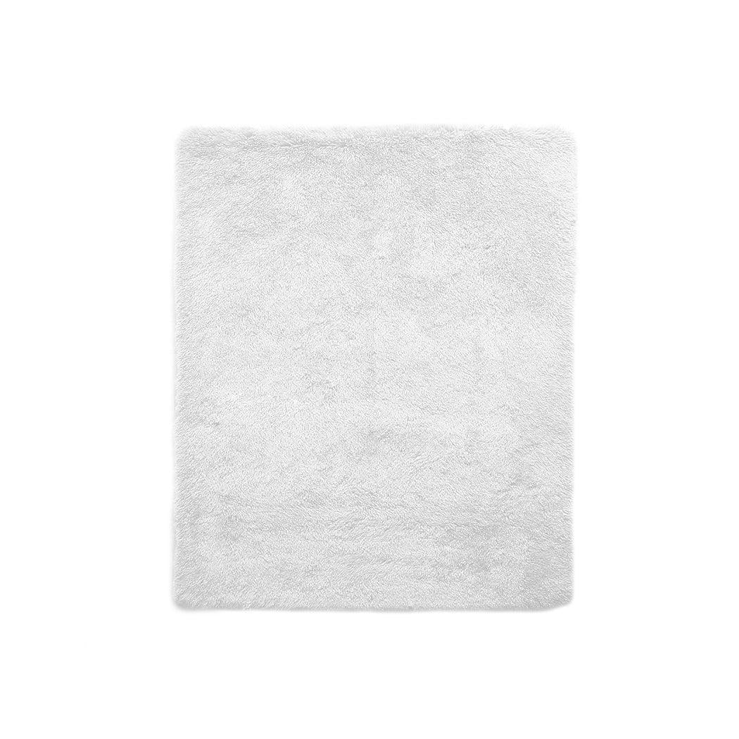 Designer Soft Shag Shaggy Floor Confetti Rug Carpet Home Decor 200x230cm White Deals499