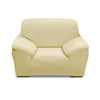 Easy Fit Stretch Couch Sofa Slipcovers Protectors Covers 1 Seater Cream Deals499