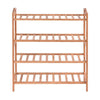 Levede 4 Tiers Bamboo Shoe Rack Storage Organizer Wooden Shelf Stand Shelves Deals499