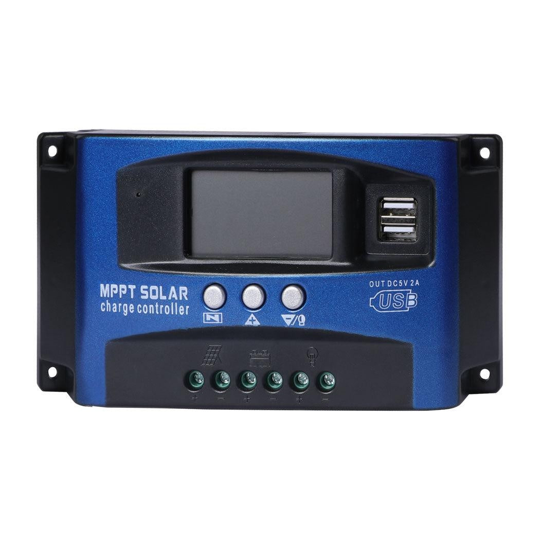 40A Solar Panel Charge Controller 12V 24V Regulator Auto Dual USB Mppt Battery Deals499