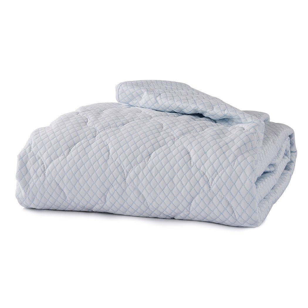 Dreamz Mattress Protector Topper Cool Fabric Pillowtop Waterproof Cover Single Deals499