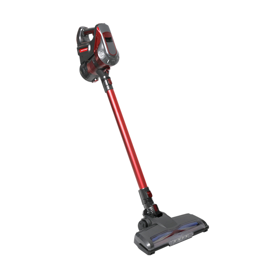 150W Handheld Vacuum Cleaner Cordless Stick Vac Bagless Rechargeable Wall Mounted Red Deals499