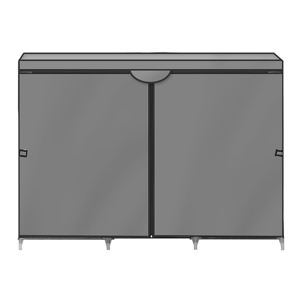 Shoe Rack DIY Portable Storage Cabinet Organiser Stackable Shelf Organizer Grey Deals499