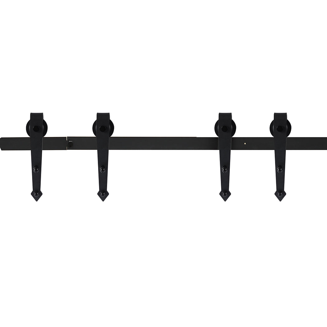 Levede Sliding Barn Door Hardware Track Set 3.66M Antique Classic Roller Kit Deals499