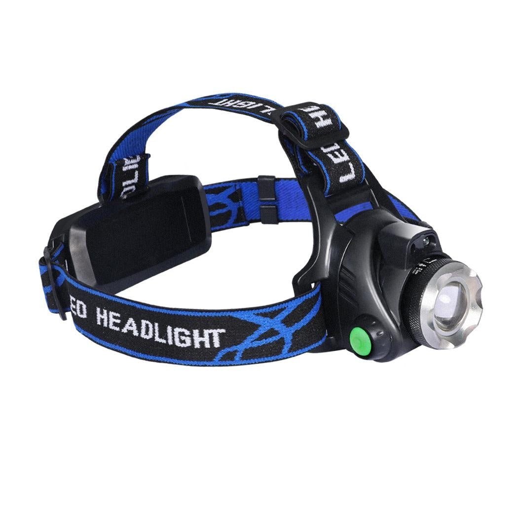 3x 500LM LED Headlamp Headlight Flashlight Head Torch Rechargeable CREE XML T6 Deals499
