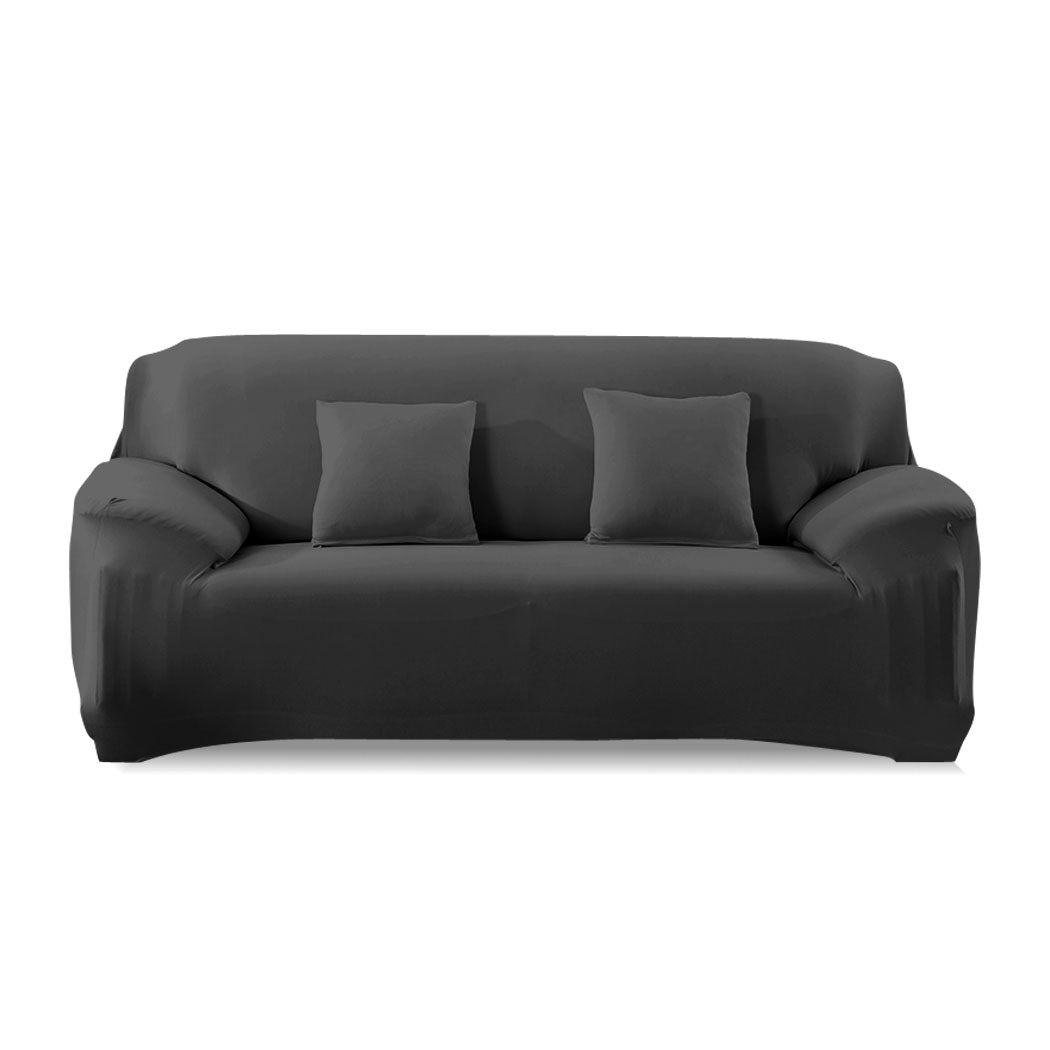 Easy Fit Stretch Couch Sofa Slipcovers Protectors Covers 2 Seater Black Deals499
