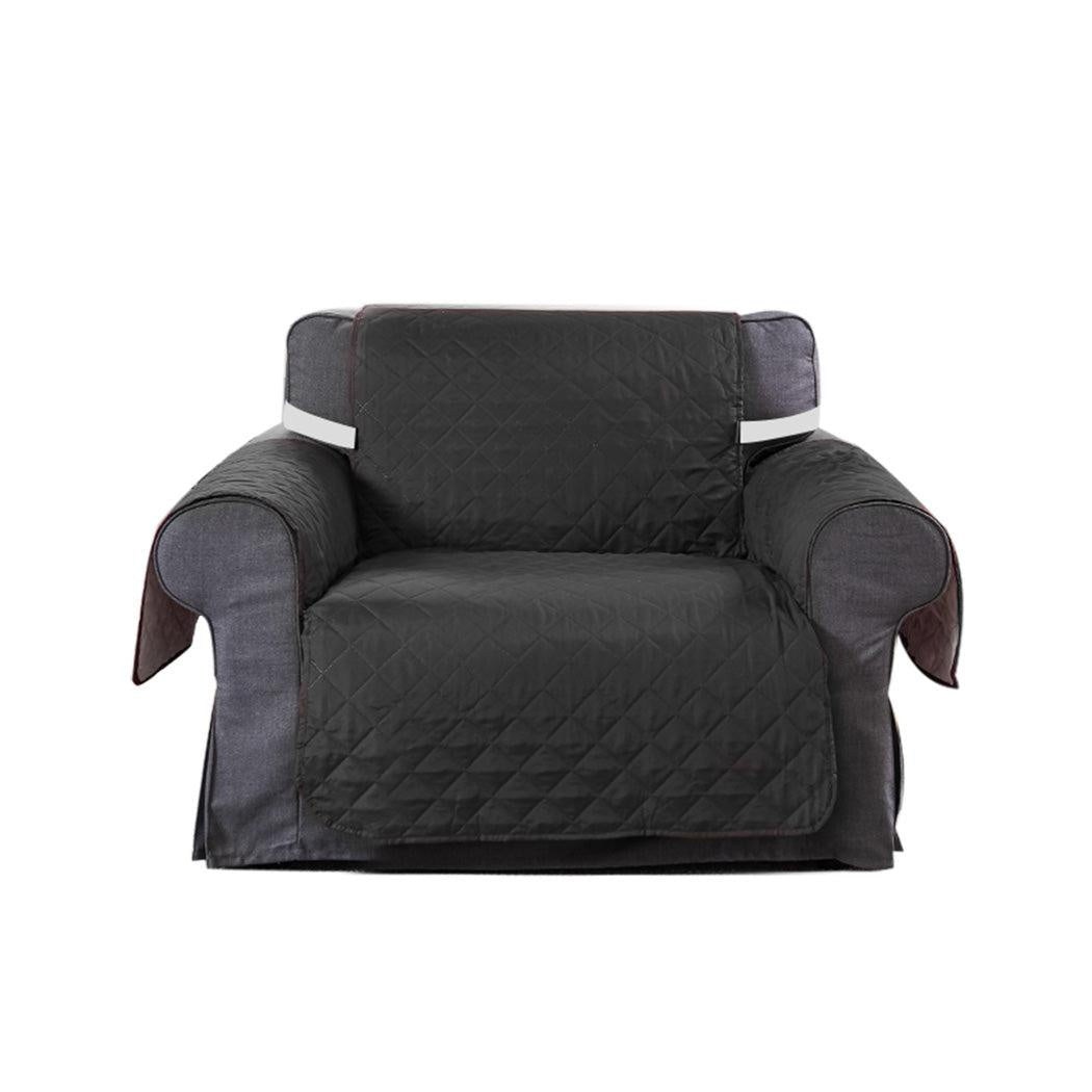 Sofa Cover Couch Lounge Protector Quilted Slipcovers Waterproof Grey 173cm x 200cm Deals499