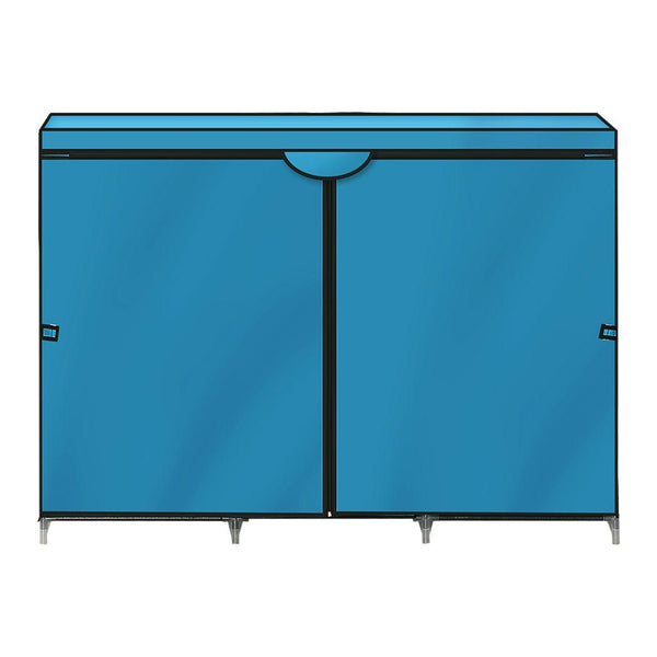 Shoe Rack DIY Portable Storage Cabinet Organiser Stackable Shelf Organizer Blue Deals499