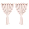 2x Blockout Curtains Panels 3 Layers with Gauze Room Darkening 300x230cm Rose Deals499