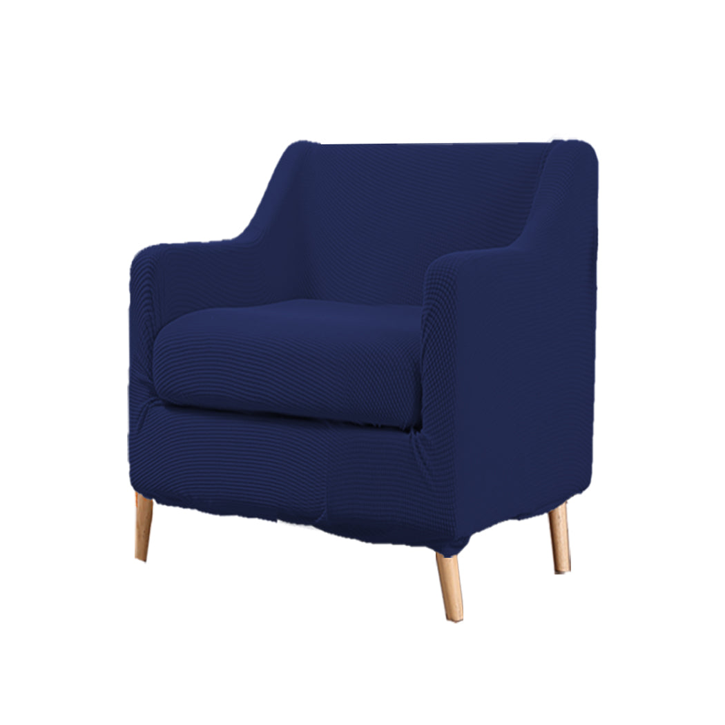 DreamZ Couch Sofa Seat Covers Stretch Protectors Slipcovers 1 Seater Navy Deals499