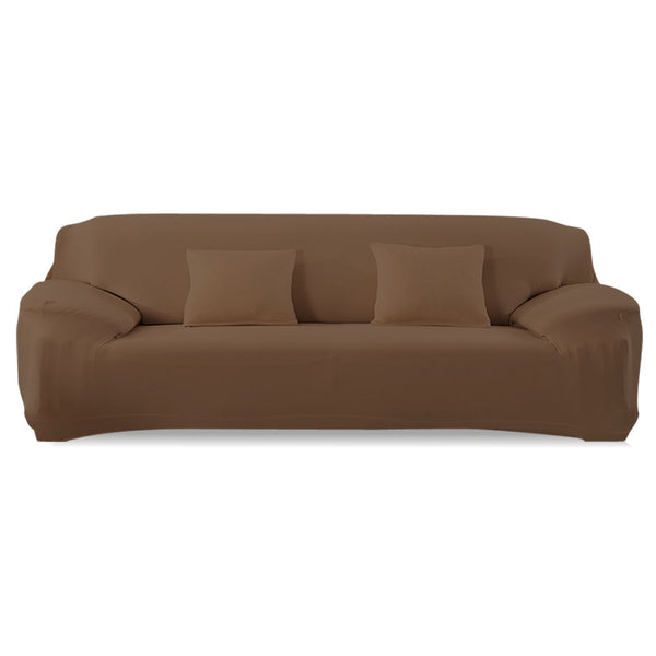 Easy Fit Stretch Couch Sofa Slipcovers Protectors Covers 3 Seater Taupe Deals499