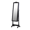 Levede Dual Use Mirrored Jewellery Dressing Cabinet in Black Colour Deals499