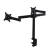 Dual HD LED Desk Mount Monitor Stand 2 Arm Display Bracket LCD Screen TV Holder Deals499