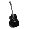 BoPeep 41 Inch Wooden Folk Acoustic Guitar Classical Cutaway Steel String w/ Bag Deals499