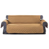 Sofa Cover Couch Lounge Protector Quilted Slipcovers Waterproof Ginger 335cm x 218cm Deals499