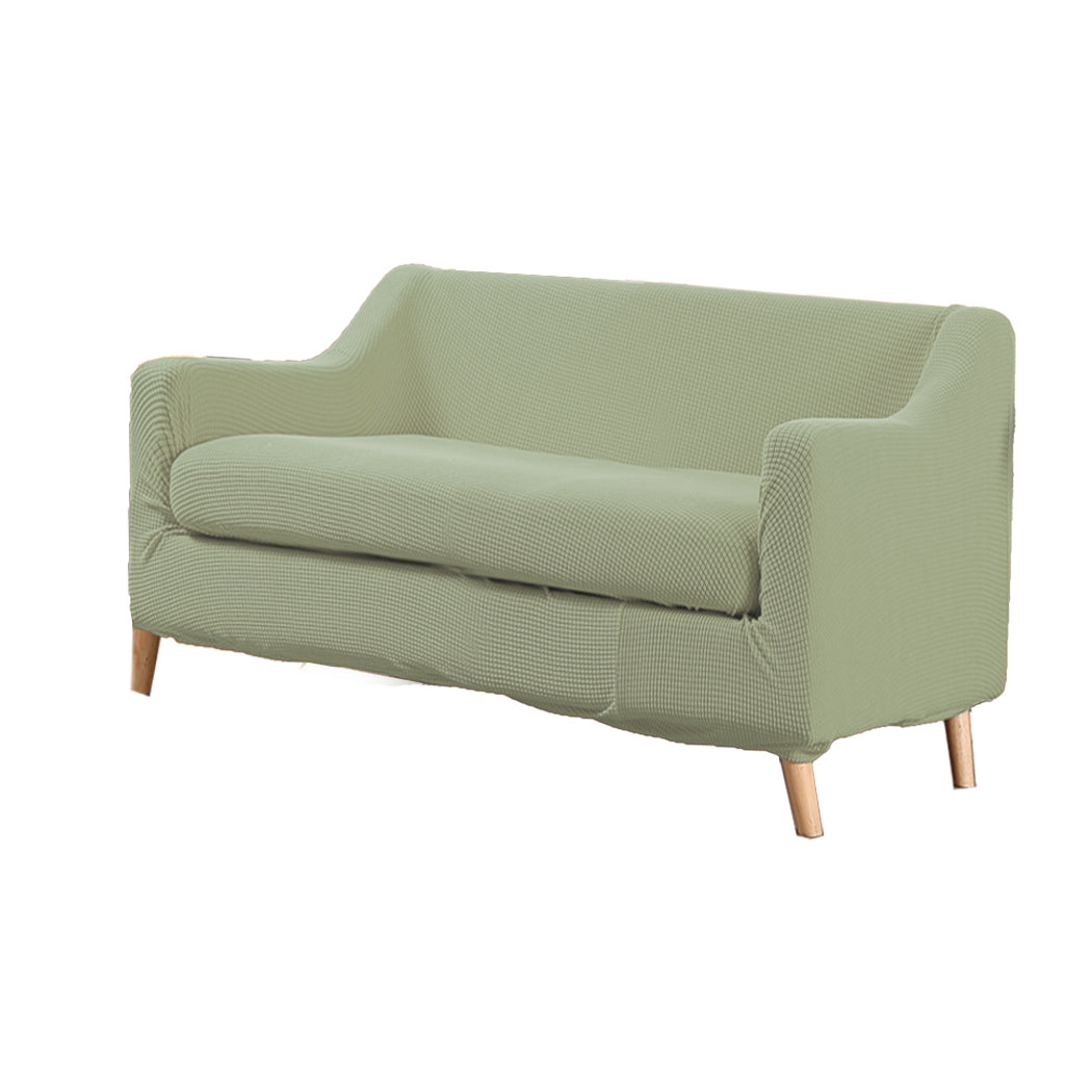 DreamZ Couch Sofa Seat Covers Stretch Protectors Slipcovers 2 Seater Khaki Deals499
