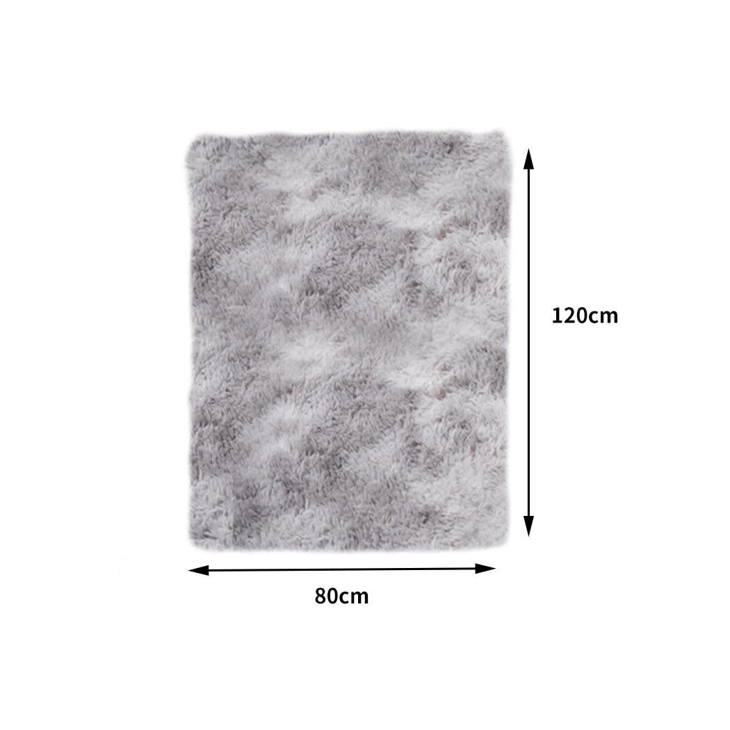 Floor Rug Shaggy Rugs Soft Large Carpet Area Tie-dyed Mystic 80x120cm Deals499