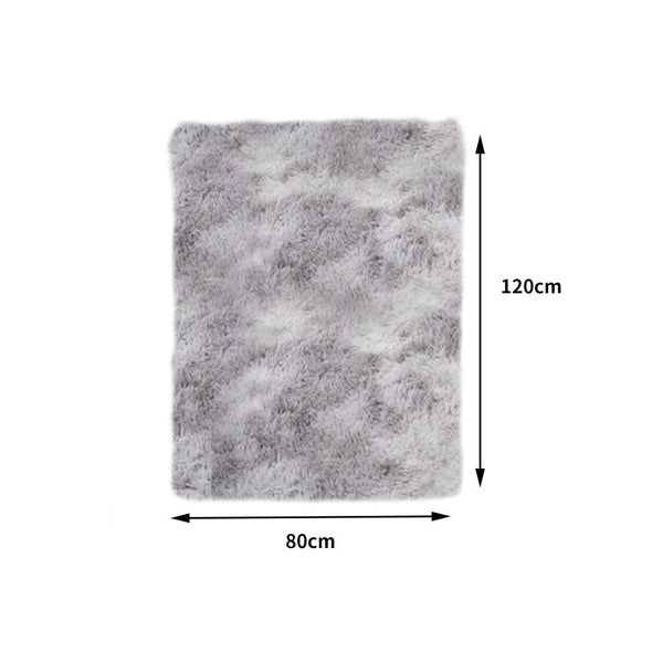 Floor Rug Shaggy Rugs Soft Large Carpet Area Tie-dyed Mystic 80x120cm Deals499