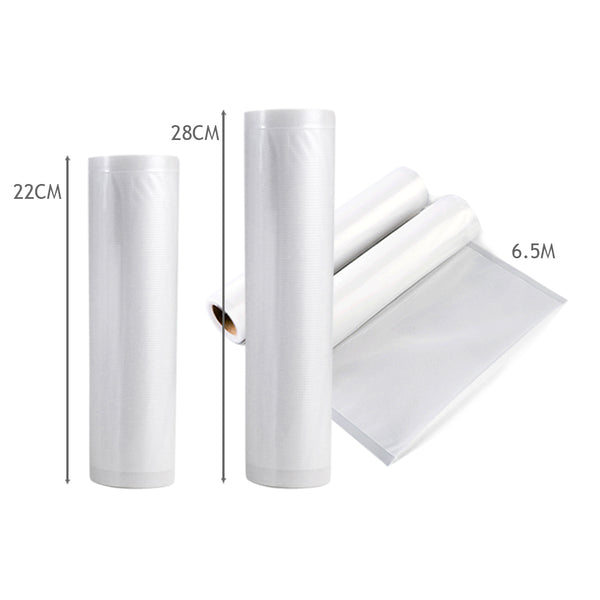 5 Rolls 22cm and 5 Rolls 28cm Commercial Grade Vacuum Food Sealer Bag Deals499