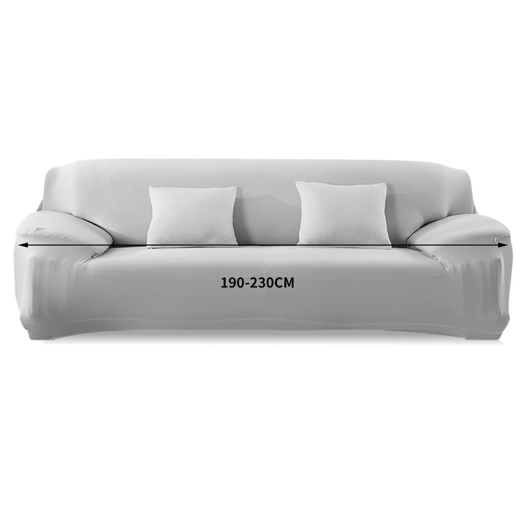 Easy Fit Stretch Couch Sofa Slipcovers Protectors Covers 3 Seater Grey Deals499